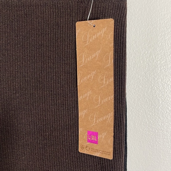 Sho Sho Lounge Black & Brown Seamless High Waisted Casual Leggings 2 Pack Set - Picture 9 of 11